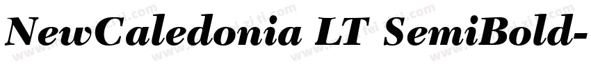 NewCaledonia LT SemiBold字体转换